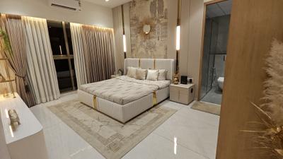 Bedroom Image of 1400 Sq.ft 3 BHK Apartment / Flat for sale in Purvankara One Park Avenue 1, Thane West Thane for Rs. 30000000