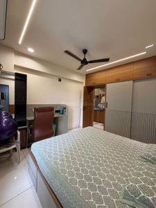 Bedroom Image of 1650 Sq.ft 3 BHK Apartment / Flat for rent in Adani Amogha, Shantigram Ahmedabad for Rs. 45000