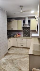 Kitchen Image of 1900 Sq.ft 3 BHK Builder Floor for rent in Kirti Nagar New Delhi for Rs. 70000