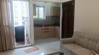Living Room Image of 650 Sq.ft 1 BHK Apartment / Flat for rent in Nagavara Bengaluru for Rs. 27000