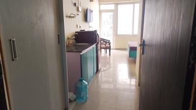 Kitchen Image of 350 Sq.ft 1 RK Apartment / Flat for rent in Habitech Panchtatva Phase 1, Noida Extension Greater Noida for Rs. 15000