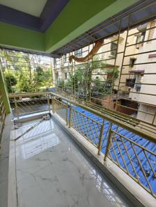 Balcony Image of 1100 Sq.ft 3 BHK Apartment / Flat for rent in Kalyani Nadia for Rs. 13500