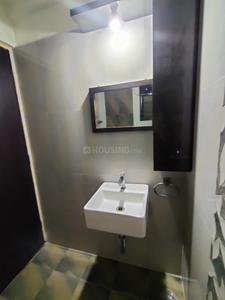 Bathroom Image of 500 Sq.ft 2 BHK Apartment / Flat for rent in M. K Atharva 3, Manish Nagar Nagpur for Rs. 26000