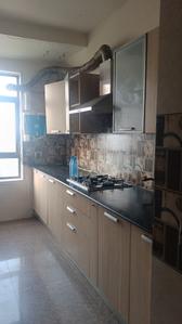 Kitchen Image of 1800 Sq.ft 3 BHK Apartment / Flat for rent in Unitech Fresco, Sector 50 Gurgaon for Rs. 55000