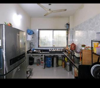 Kitchen Image of 710 Sq.ft 1 BHK Apartment / Flat for sale in Tirupati Padmavati Dhara, Wakad Pune for Rs. 6000000