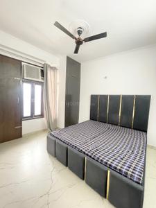 Bedroom Image of 708 Sq.ft 1 BHK Builder Floor for rent in Saket New Delhi for Rs. 19000