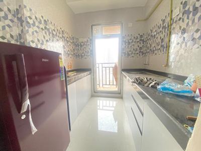 Kitchen Image of 615 Sq.ft 1 BHK Apartment / Flat for sale in Raunak Bliss, Kasarvadavali Thane for Rs. 6499999