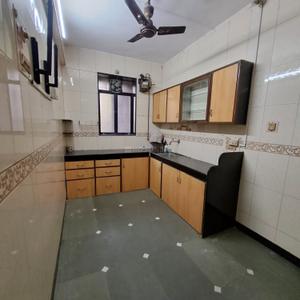 Kitchen Image of 555 Sq.ft 1 BHK Apartment / Flat for rent in Kandivali East Mumbai for Rs. 30000
