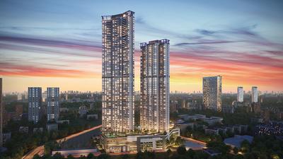 Image of 1676 Sq.ft 3 BHK Apartment / Flat for sale in Godrej Avenue Eleven Tower A, Agripada, Mumbai for Rs. 139000000