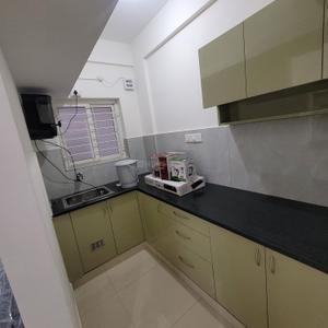Kitchen Image of 650 Sq.ft 1 BHK Apartment / Flat for rent in Kadubeesanahalli Bengaluru for Rs. 26000