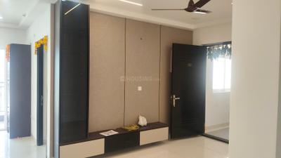 Living Room Image of 1689 Sq.ft 3 BHK Apartment / Flat for rent in Aparna Zenon, Puppalaguda Hyderabad for Rs. 67000