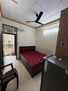 Bedroom Image of 500 Sq.ft 1 BHK Builder Floor for rent in Dwarka Mor New Delhi for Rs. 14999