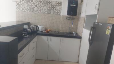 Kitchen Image of 640 Sq.ft 1 RK Studio for rent in Lodha Belmondo, Gahunje Pune for Rs. 35000