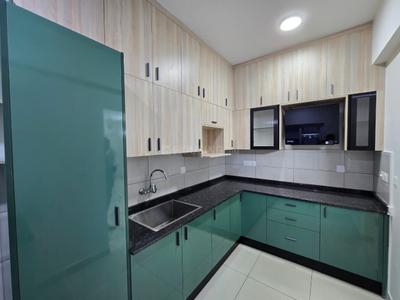 Kitchen Image of 1400 Sq.ft 3 BHK Apartment / Flat for rent in Prestige Green Gables, Panathur Bengaluru for Rs. 85000