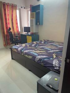 Bedroom Image of 1680 Sq.ft 3 BHK Apartment / Flat for rent in SJR Blue Waters, Parappana Agrahara Bengaluru for Rs. 72000