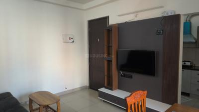 Living Room Image of 500 Sq.ft 1 BHK Apartment / Flat for rent in Prestige Bella Vista, Iyyappanthangal Chennai for Rs. 35000