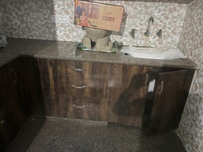 Kitchen Image of 580 Sq.ft 1 BHK Builder Floor for rent in Burari New Delhi for Rs. 5500