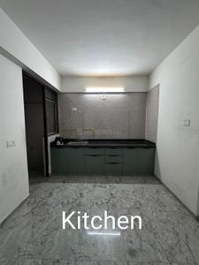 Kitchen Image of 1500 Sq.ft 3.5 BHK Apartment / Flat for rent in Pramukh Trinity, Sargasan Gandhinagar for Rs. 23500