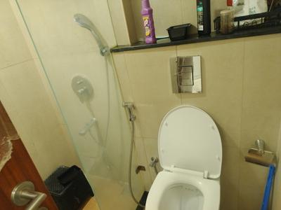Bathroom Image of 550 Sq.ft 1 RK Apartment / Flat for rent in L And T Raintree Boulevard, Sahakara Nagar Bengaluru for Rs. 45000
