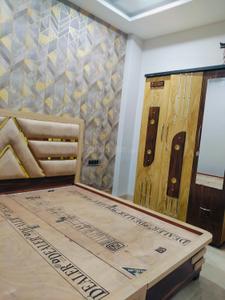Bedroom Image of 1000 Sq.ft 1 BHK Builder Floor for rent in Mahalakshmi Nagar Indore for Rs. 16000