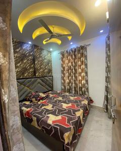 Bedroom Image of 412 Sq.ft 1 BHK Builder Floor for rent in Dwarka Mor New Delhi for Rs. 17500