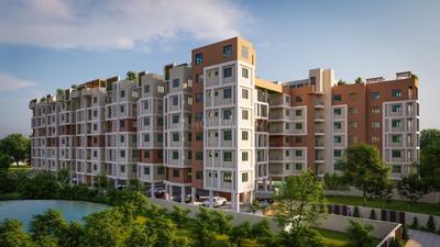 Image of 1028 Sq.ft 2 BHK Apartment / Flat for sale in Sapnil Residency , Baranagar, Kolkata for Rs. 4600000