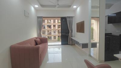 Living Room Image of 750 Sq.ft 1 BHK Apartment / Flat for sale in Palghar Mumbai for Rs. 4000000