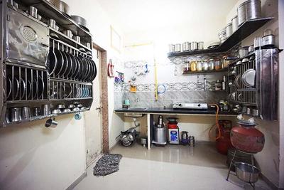 Kitchen Image of 675 Sq.ft 2 BHK Apartment / Flat for sale in Gota Ahmedabad for Rs. 2850000