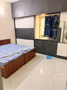 Bedroom Image of 1300 Sq.ft 2 BHK Apartment / Flat for rent in B N R Residency, Madhapur Hyderabad for Rs. 40000