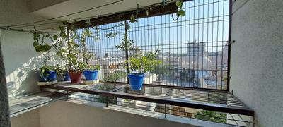 Balcony Image of 1350 Sq.ft 3 BHK Apartment / Flat for sale in Prahlad Plot Rajkot for Rs. 8500000