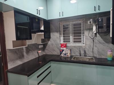 Kitchen Image of 1250 Sq.ft 2 BHK Builder Floor for rent in Mahadevapura Bengaluru for Rs. 56999