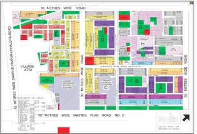 Image of 600 Sq.ft 1 RK Studio for rent in Sector 27, Noida for Rs. 17000