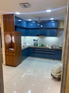 Kitchen Image of 1300 Sq.ft 2 BHK Apartment / Flat for rent in Orchid Blues, Shela Ahmedabad for Rs. 33000