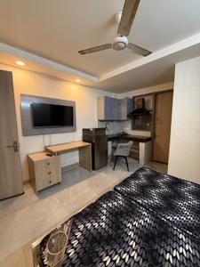 Hall Image of 600 Sq.ft 1 RK Apartment / Flat for rent in DLF Phase 3 Gurgaon for Rs. 18000