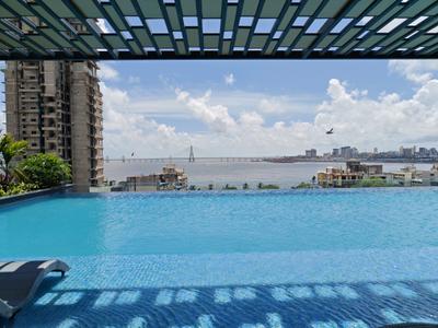 Swimming Pool Image of 1400 Sq.ft 3 BHK Apartment / Flat for sale in Prescon Midtown Bay, Mahim Mumbai for Rs. 63800000