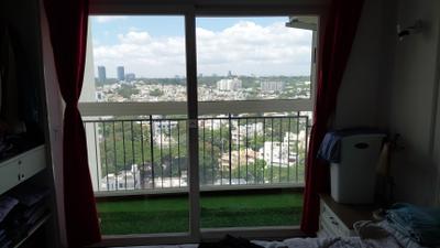 Balcony Image of 1499 Sq.ft 3 BHK Apartment / Flat for rent in Hoysala Infantry Towers, Sanjaynagar Bengaluru for Rs. 71000
