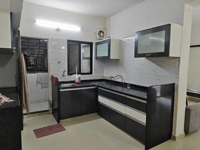 Kitchen Image of 1650 Sq.ft 3 BHK Apartment / Flat for rent in Samanvay Saptarshi, Manjalpur Vadodara for Rs. 25000