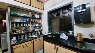 Kitchen Image of 555 Sq.ft 1 BHK Apartment / Flat for rent in Implosion CHS, Chedda Nagar Mumbai for Rs. 39000