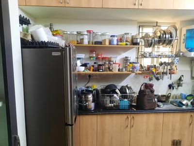 Kitchen Image of 927 Sq.ft 2.5 BHK Apartment / Flat for sale in Thirumullaivoyal Chennai for Rs. 6500000