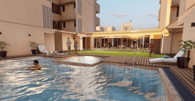 Image of 1080 Sq.ft 2 BHK Apartment / Flat for sale in Vellkin Basil Flora, Kiwale, Pune for Rs. 4900000