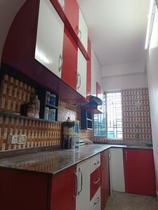 Kitchen Image of 710 Sq.ft 2 BHK Apartment / Flat for sale in Baguiati Kolkata for Rs. 4200000