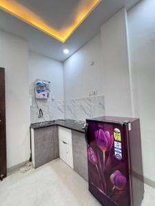 Kitchen Image of 1000 Sq.ft 1 RK Builder Floor for rent in Mahalakshmi Nagar Indore for Rs. 11000