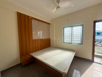 Bedroom Image of 750 Sq.ft 1 BHK Builder Floor for rent in Indira Nagar Bengaluru for Rs. 45000