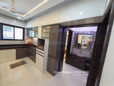 Kitchen Image of 1200 Sq.ft 3 BHK Apartment / Flat for rent in Godrej Nurture, Mamurdi Pune for Rs. 50000