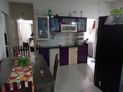Kitchen Image of 1300 Sq.ft 3 BHK Apartment / Flat for sale in Shree Radhe Shyam Enclave, Bhayli Vadodara for Rs. 3800000