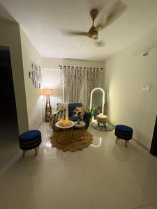 Hall Image of 1200 Sq.ft 3 BHK Apartment / Flat for rent in Vision Bliss County, Rahatani Pune for Rs. 40000