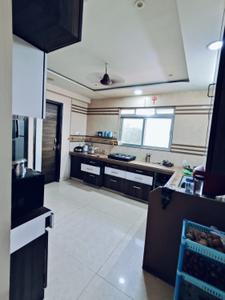 Kitchen Image of 2885 Sq.ft 4 BHK Apartment / Flat for sale in Raghuvir Star Galaxy, Vesu Surat for Rs. 14500000