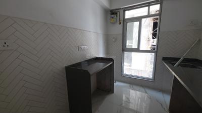 Kitchen Image of 640 Sq.ft 1 BHK Apartment / Flat for rent in The Meridian Towers, Ghatkopar West Mumbai for Rs. 46000