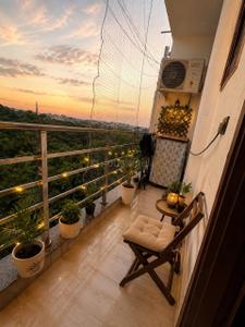 Balcony Image of 800 Sq.ft 2 BHK Builder Floor for sale in Saket New Delhi for Rs. 7000000