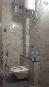 Bathroom Image of 1500 Sq.ft 1 BHK Builder Floor for rent in Mansarovar Nagar Indore for Rs. 18000